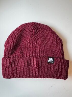 AUTUMN - simple beanie, burgundy